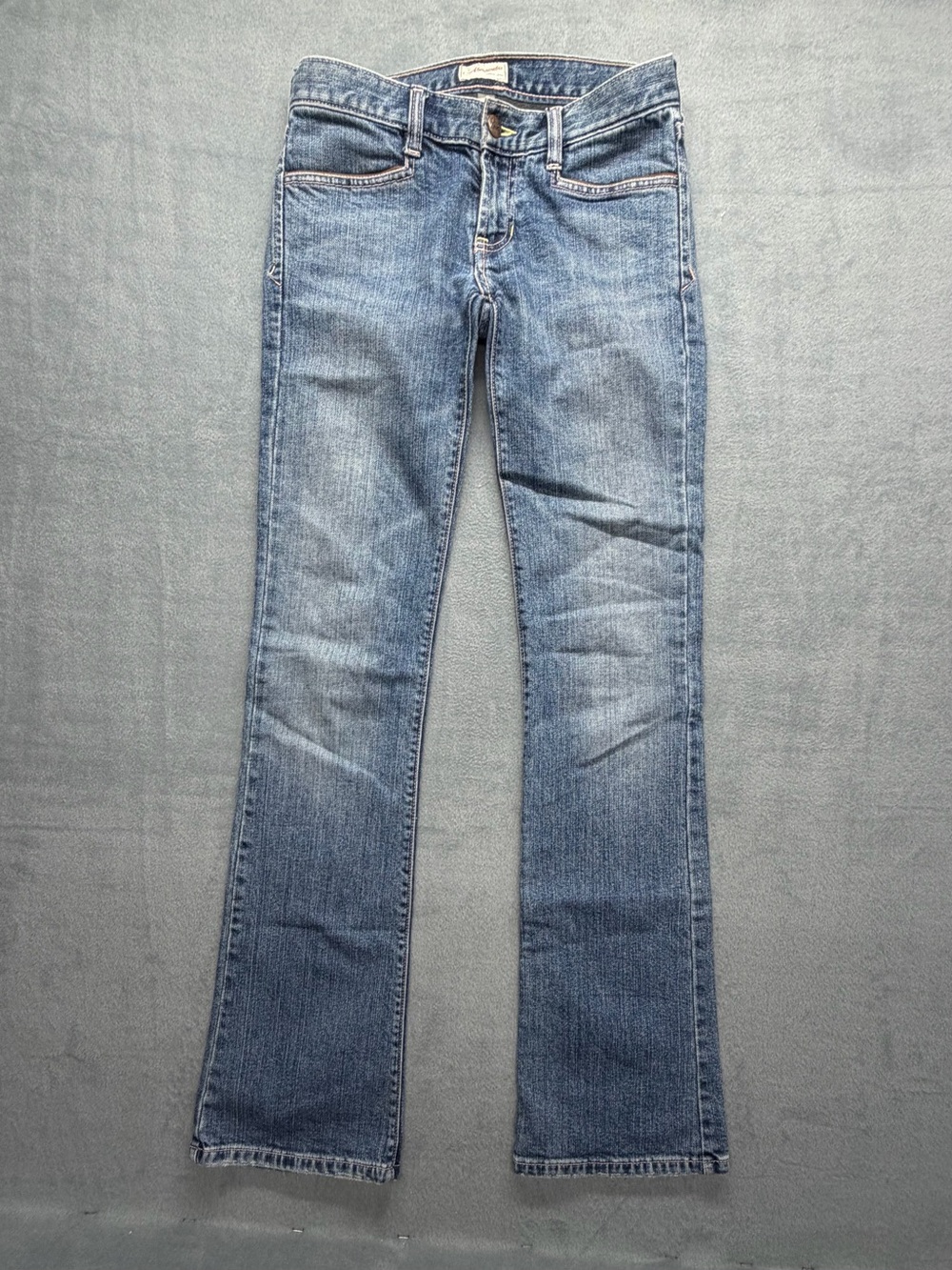 Vintage Y2K Abercrombie & Fitch Jeans Womens 00 Blue Denim Bootcut USA Low Rise